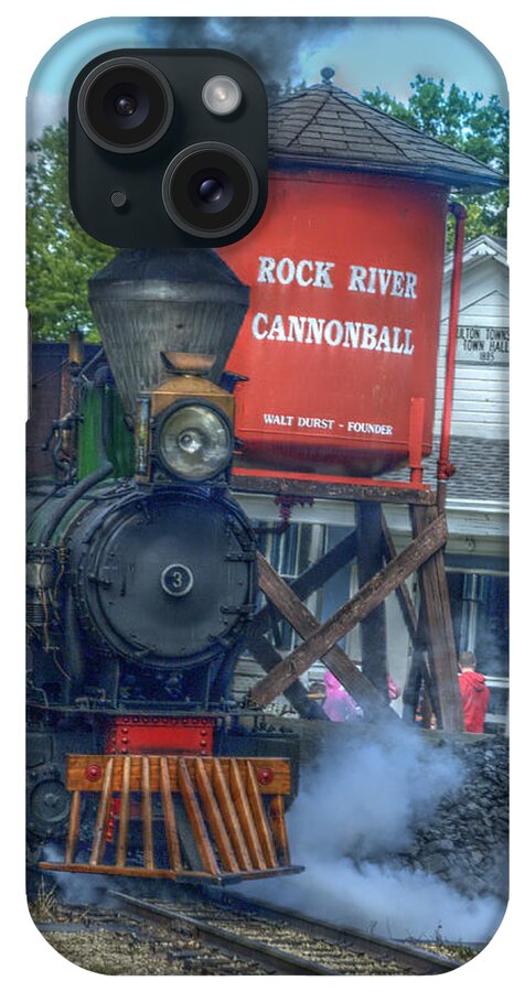 Edgerton iPhone Case featuring the photograph The Cannonball Express by Janice Adomeit