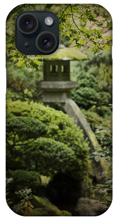 Portland Japanese Garden iPhone Case featuring the photograph The Lantern by Rebecca Cozart
