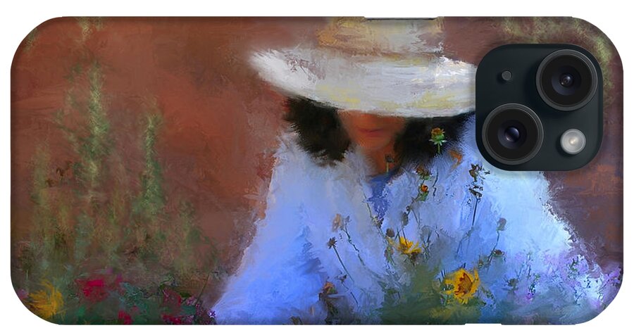 Flowers iPhone Case featuring the painting The Light of the Garden by Colleen Taylor