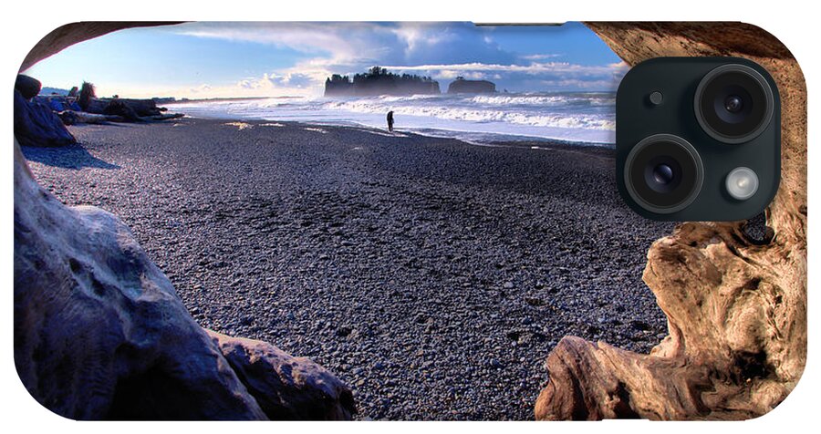 Rialto Beach iPhone Case featuring the photograph The Olympic Window by Adam Jewell