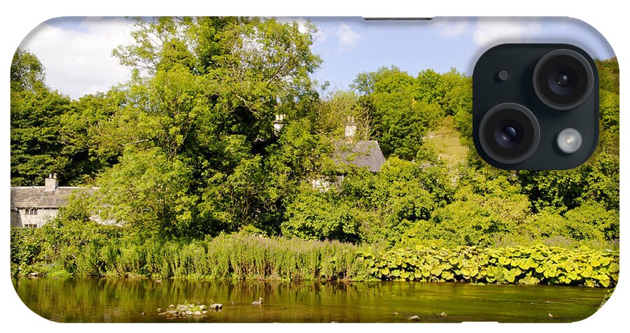 Derbyshire iPhone Case featuring the photograph The River Wye at Upperdale by Rod Johnson