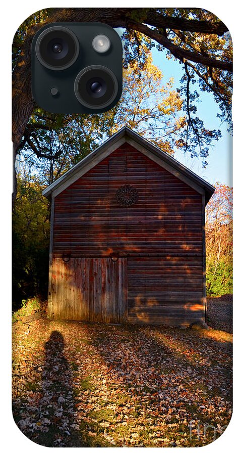 Color Photography iPhone Case featuring the photograph The Weathered Shed by Sue Stefanowicz