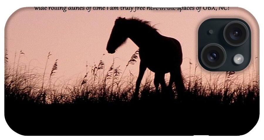 Wild iPhone Case featuring the photograph The words of a Wild Filly by Kim Galluzzo Wozniak