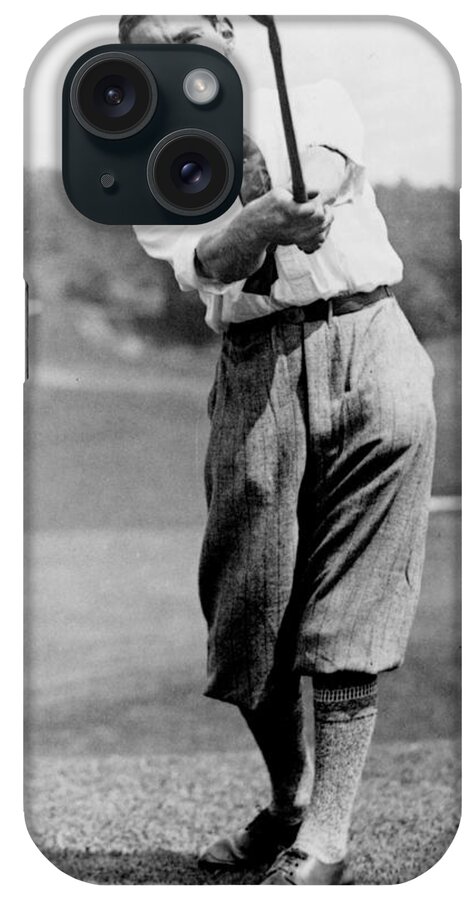tom Armour iPhone Case featuring the photograph Tom Armour wins US golf title - c 1927 by International Images
