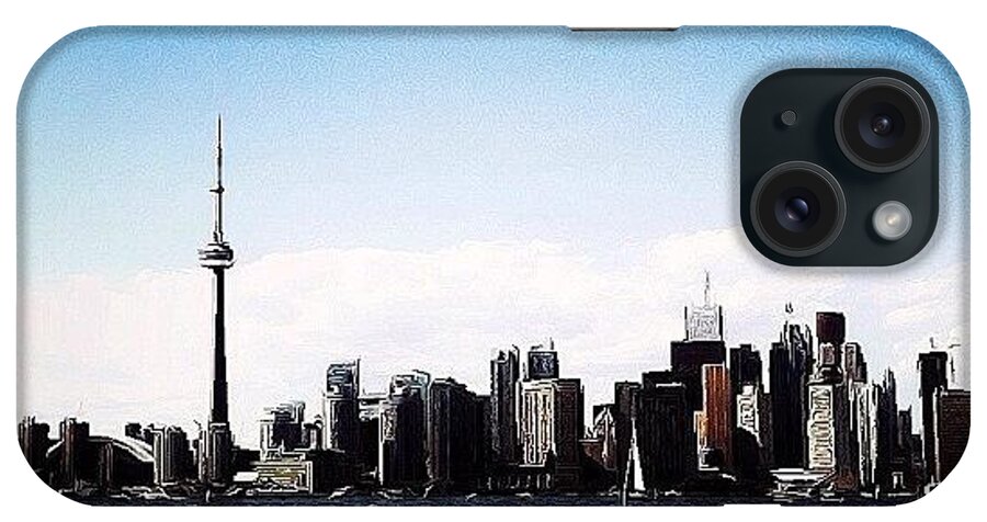 Teamrebel iPhone Case featuring the photograph Toronto Skyline by Natasha Marco