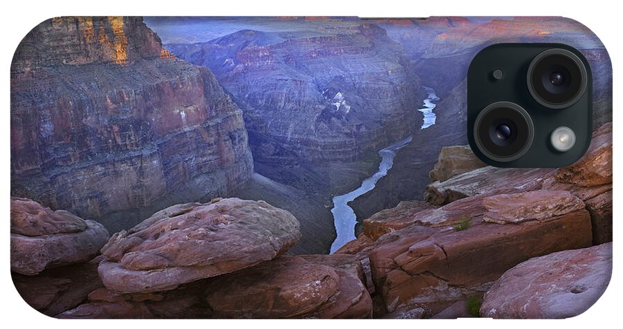 00175981 iPhone Case featuring the photograph Toroweep Overlook View Of The Colorado by Tim Fitzharris