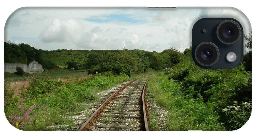 Railway iPhone Case featuring the photograph Traveling Towards One's Dream by Donato Iannuzzi