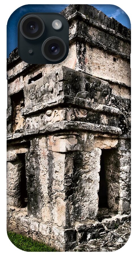 Ruins iPhone Case featuring the photograph Tulum Ruinas 1 by Skip Hunt