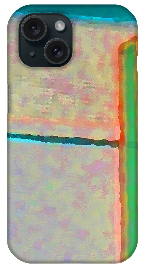 Abstract iPhone Case featuring the digital art Up and Over by Richard Laeton