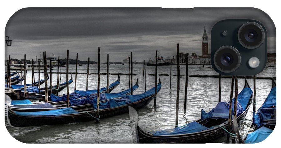 Photography iPhone Case featuring the photograph Venice Gondolas by Crystal Nederman