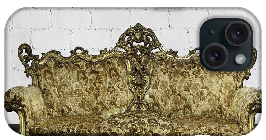 Antique iPhone Case featuring the photograph Victorian Sofa In White Room by Setsiri Silapasuwanchai