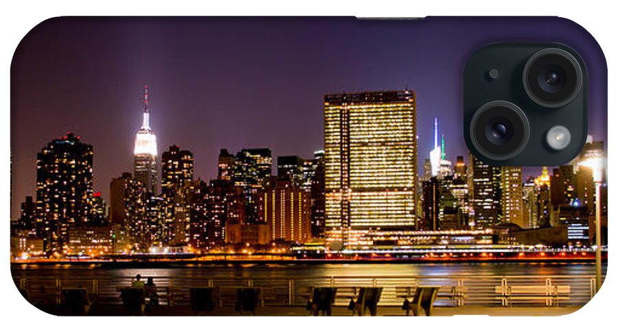 Nuview Gallery iPhone Case featuring the photograph View from Gantry Plaza State Park 2 by Theodore Jones