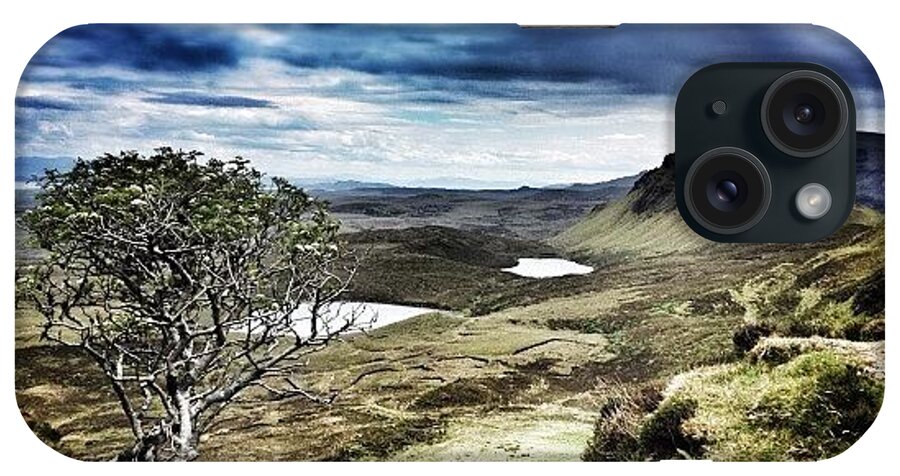 Scenery iPhone Case featuring the photograph View From The Quiraing, Isle Of Skye! by Robert Campbell