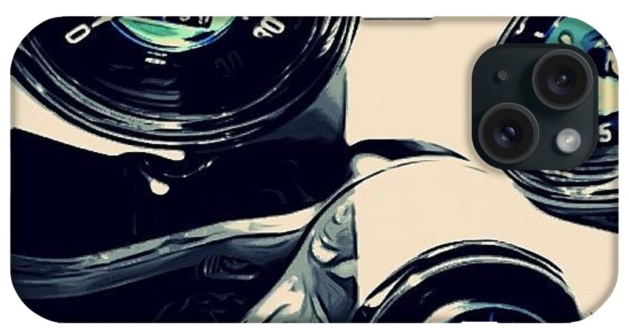 Wheel iPhone Case featuring the photograph #vw #volkswagon #steering #wheel by Exit Fifty-Seven