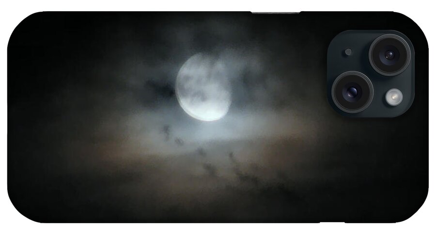 Moon iPhone Case featuring the photograph Walking With The Moon by Rory Siegel
