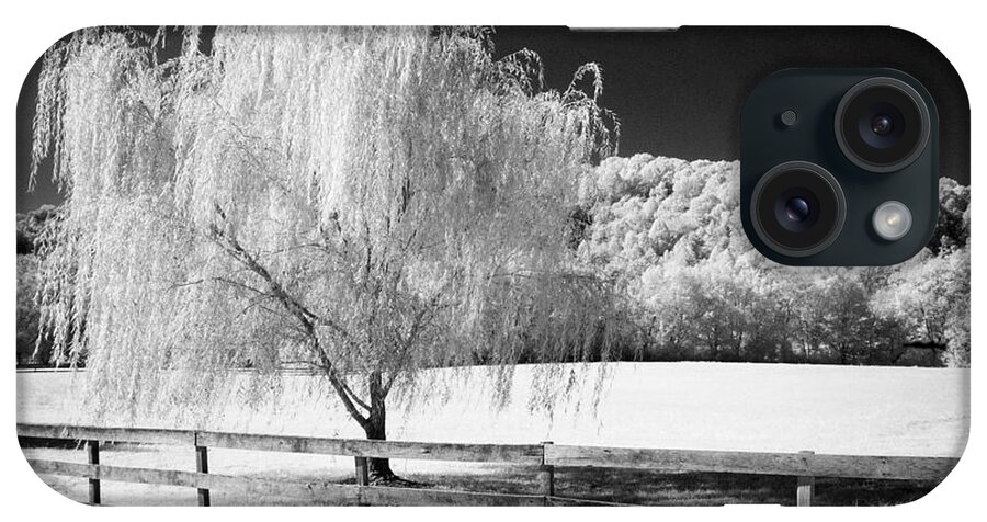 Infrared iPhone Case featuring the photograph Weeping Willow by Paul W Faust - Impressions of Light