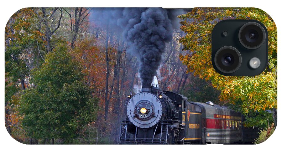 Train iPhone Case featuring the photograph Western Maryland Steam Train by Jack Schultz