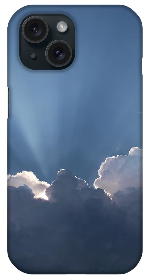 Blue iPhone Case featuring the photograph What a Light Show by Teri Schuster