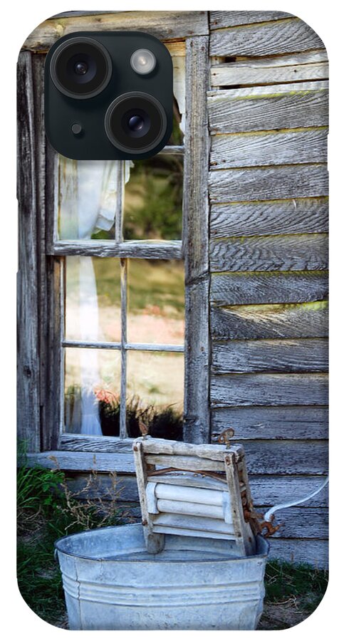 Window iPhone Case featuring the photograph Window on Prairie Life by Judy Hall-Folde