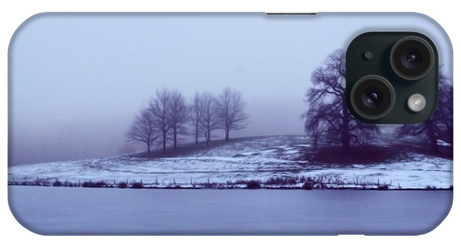 Trees iPhone Case featuring the photograph Winter Trees by Bel Menpes