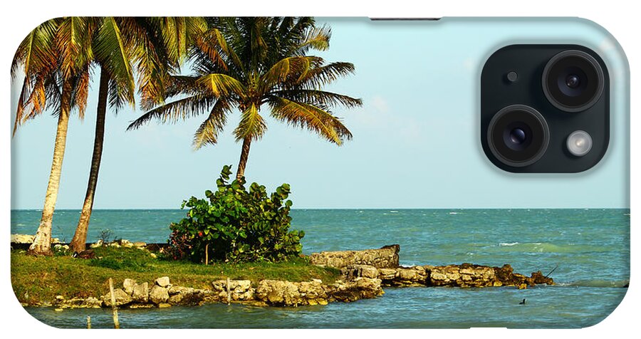 Caribbean Sea iPhone Case featuring the photograph Wish You Were Here by Kathy McClure