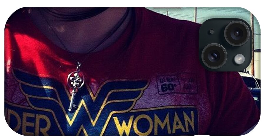 Comiccon iPhone Case featuring the photograph Wonder Woman by Rachael Sansing