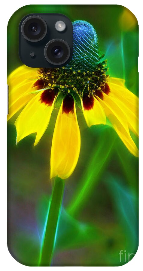 Clasping iPhone Case featuring the photograph Yellow Coneflower by Judi Bagwell