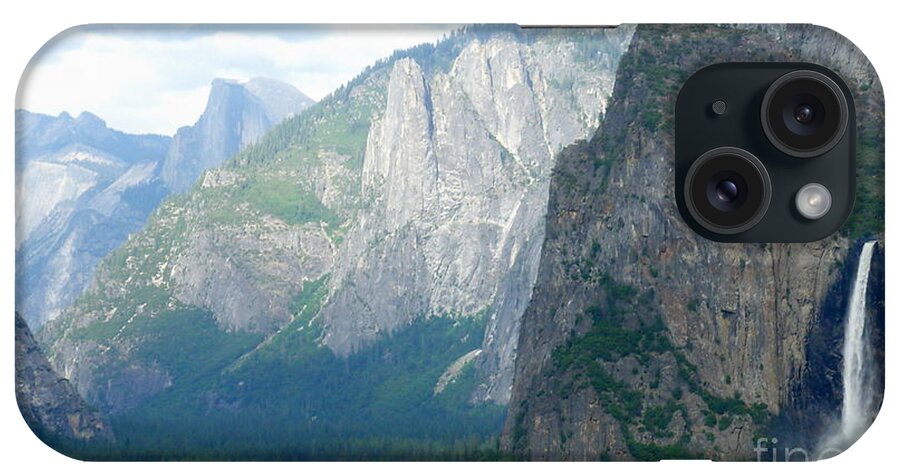 Bridalveil iPhone Case featuring the photograph Yosemite Bridalveil Fall by Henrik Lehnerer