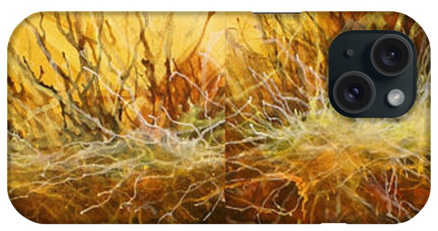 Random iPhone Case featuring the painting ' Reach ' by Michael Lang
