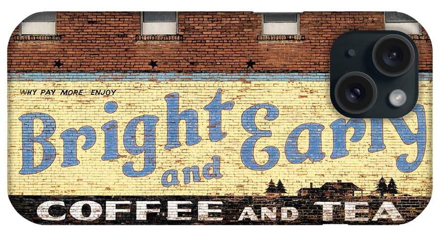 Advertising iPhone Case featuring the photograph Coffee or Tea by David and Carol Kelly