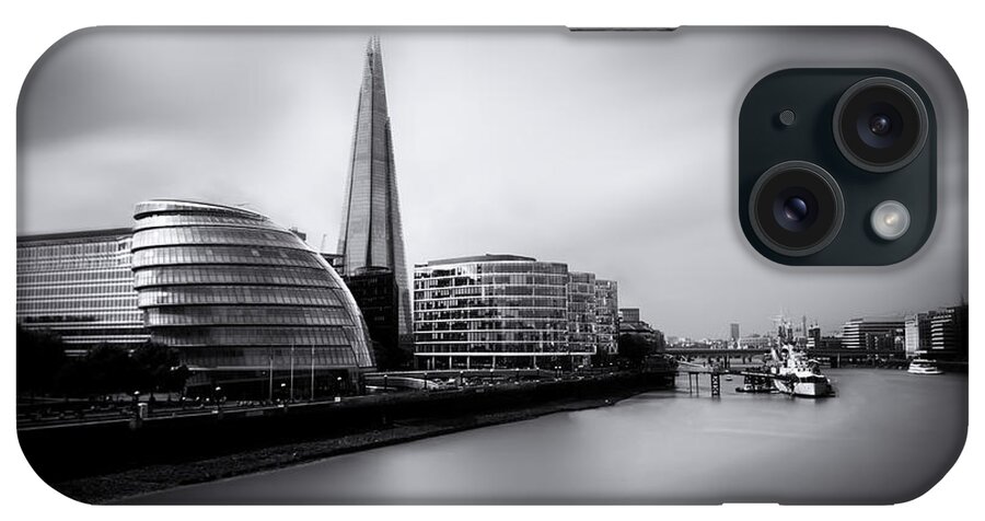  Shard iPhone Case featuring the photograph London City and The Shard. by Ian Hufton