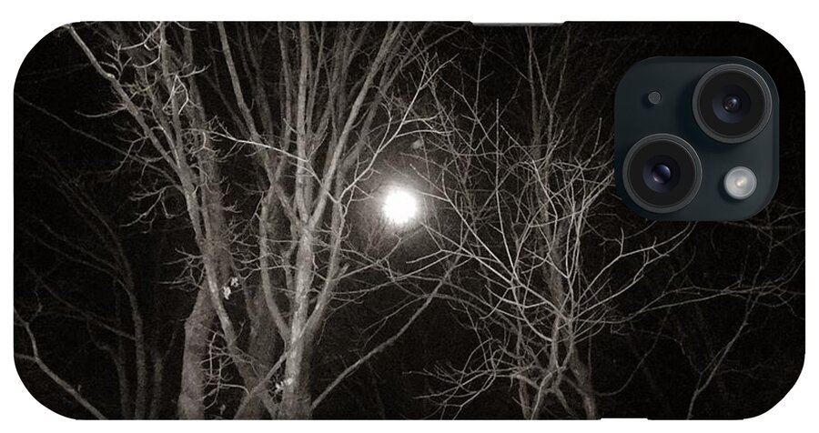 Photograph iPhone Case featuring the mixed media Lonely Night by MaryLee Parker