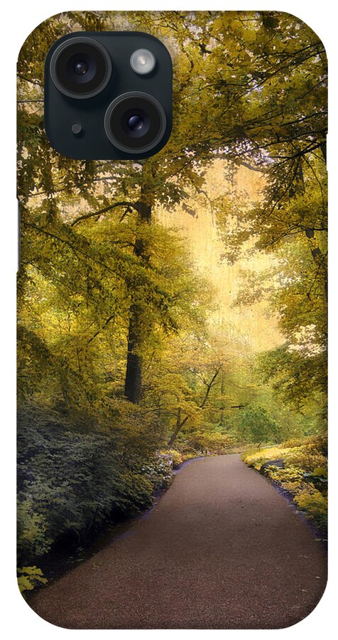 Woodland iPhone Case featuring the photograph The Golden Walkway by Jessica Jenney
