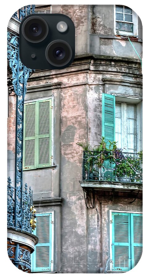 New iPhone Case featuring the photograph 0254 French Quarter 10 - New Orleans by Steve Sturgill