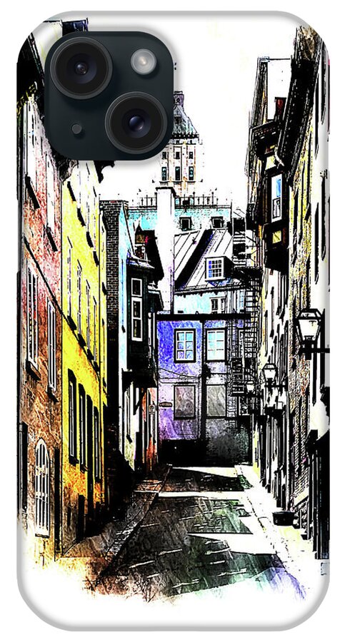 Cityscape iPhone Case featuring the photograph 0410 by Burney Lieberman