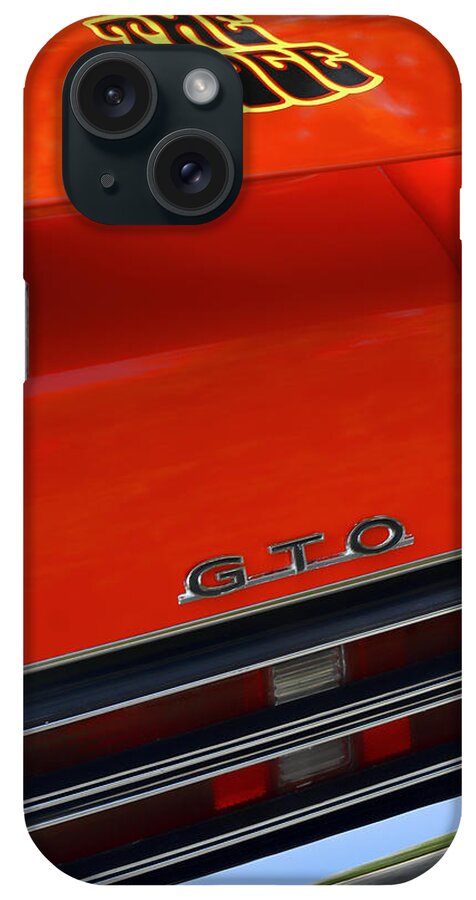 1967 iPhone Case featuring the photograph 1969 Pontiac GTO The Judge by Gordon Dean II