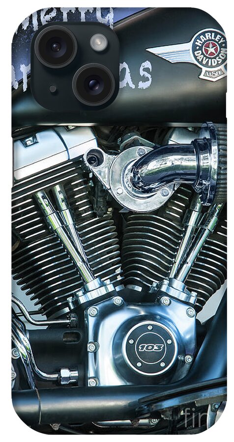 Harley Davidson iPhone Case featuring the photograph 2012 Harley Davidson Fat Boy by George Robinson