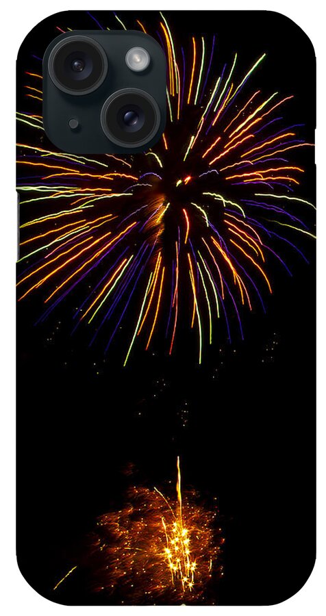Fireworks iPhone Case featuring the photograph 4th of July #1 by Bill Barber