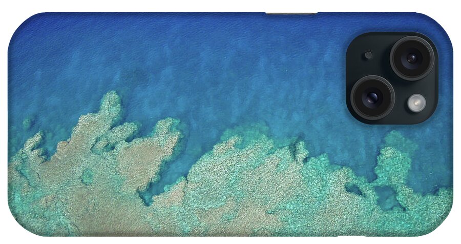 Aerial iPhone Case featuring the photograph Abstract Aerial Reef by Denise Bird