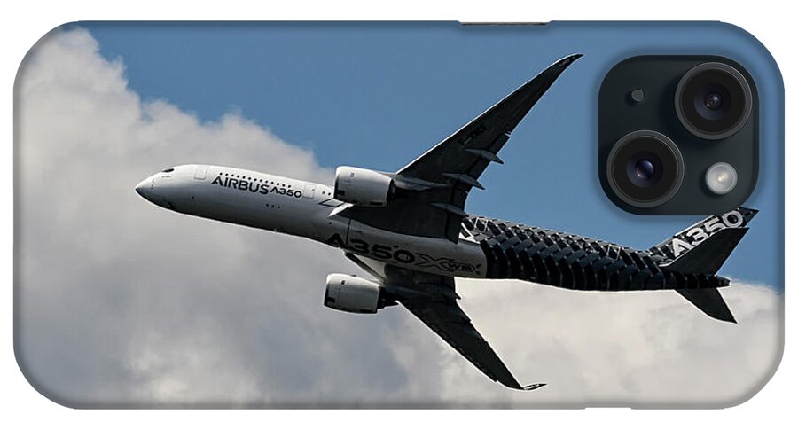 Transportation iPhone Case featuring the photograph Airbus A350 #1 by Shirley Mitchell