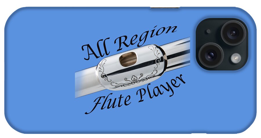 All Region Flute Player iPhone Case featuring the photograph All Region Flute Player #1 by M K Miller