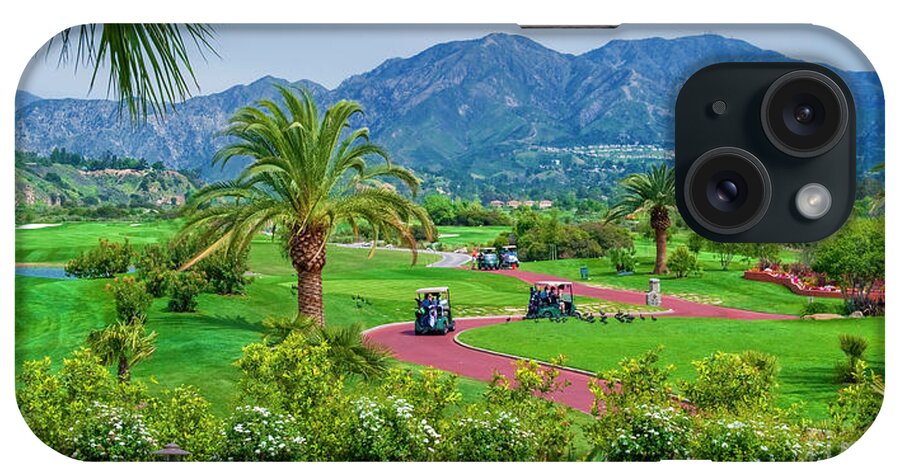 Angeles National iPhone Case featuring the photograph Angeles National Golf Course by David Zanzinger