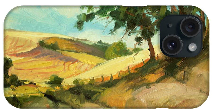 Landscape iPhone Case featuring the painting August #2 by Steve Henderson