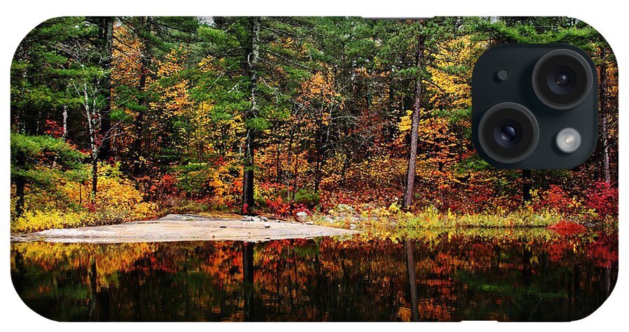 French River iPhone Case featuring the photograph Autumn Colors #2 by Debbie Oppermann