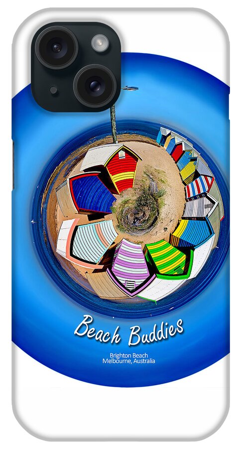 Beach Huts iPhone Case featuring the photograph Beach Buddies by Az Jackson