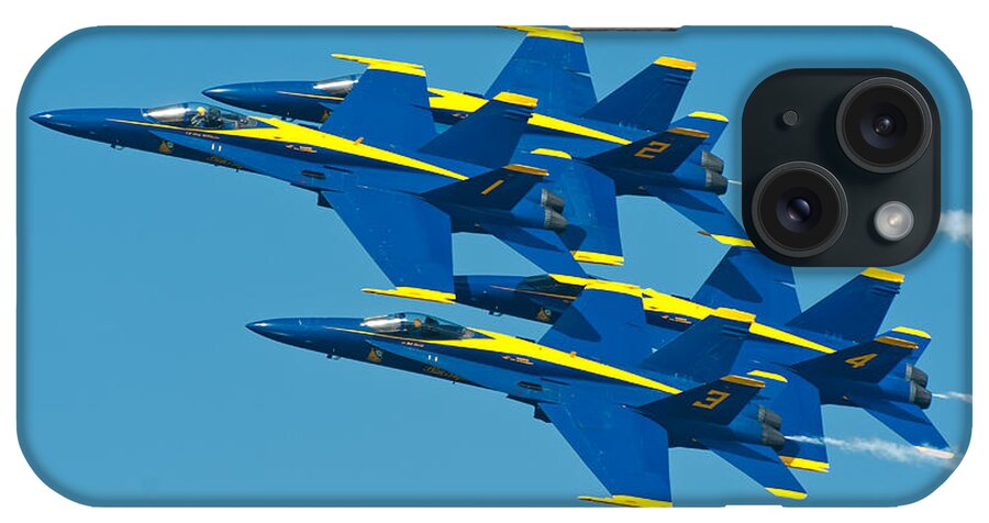 Us Navy iPhone Case featuring the photograph Blue Angels #1 by Sebastian Musial