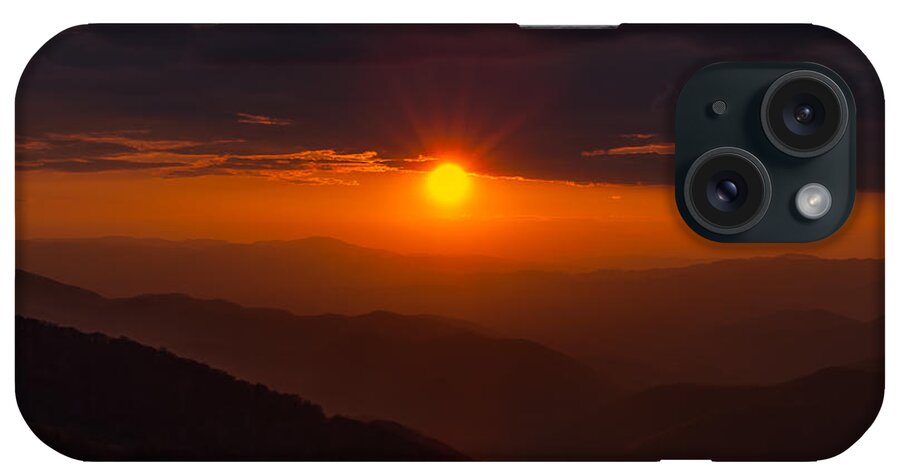 Blue Ridge Parkway iPhone Case featuring the photograph Blue Ridge Sunset #3 by Brenda Jacobs