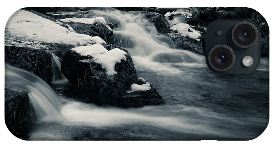 Waterfall iPhone Case featuring the photograph Bodefall, Harz #2 by Andreas Levi