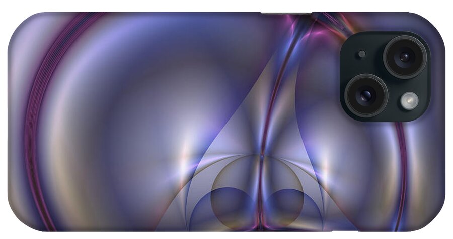 Abstract iPhone Case featuring the digital art Bound By Light #1 by Casey Kotas