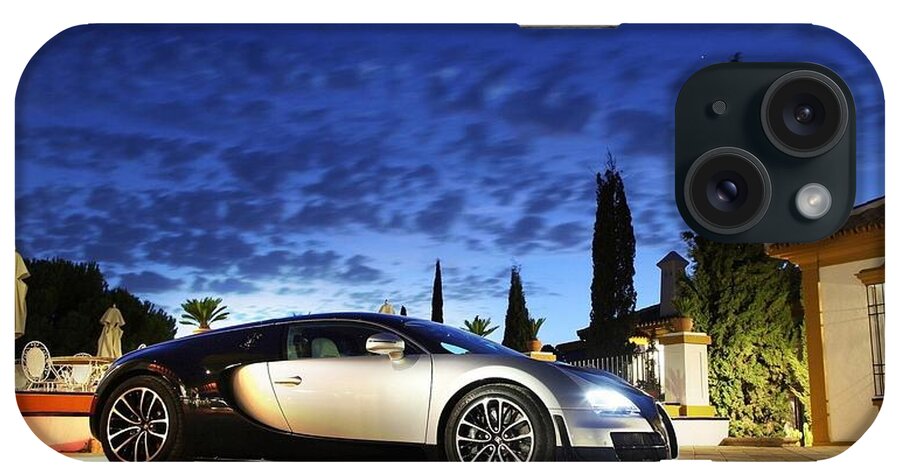 Bugatti Veyron iPhone Case featuring the photograph Bugatti Veyron #1 by Jackie Russo